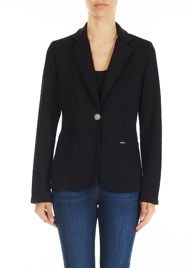 Sweatshirt fabric blazer Black Liu Jo - large image number 0 Sweatshirt fabric blazer Black Liu Jo - large image number 0