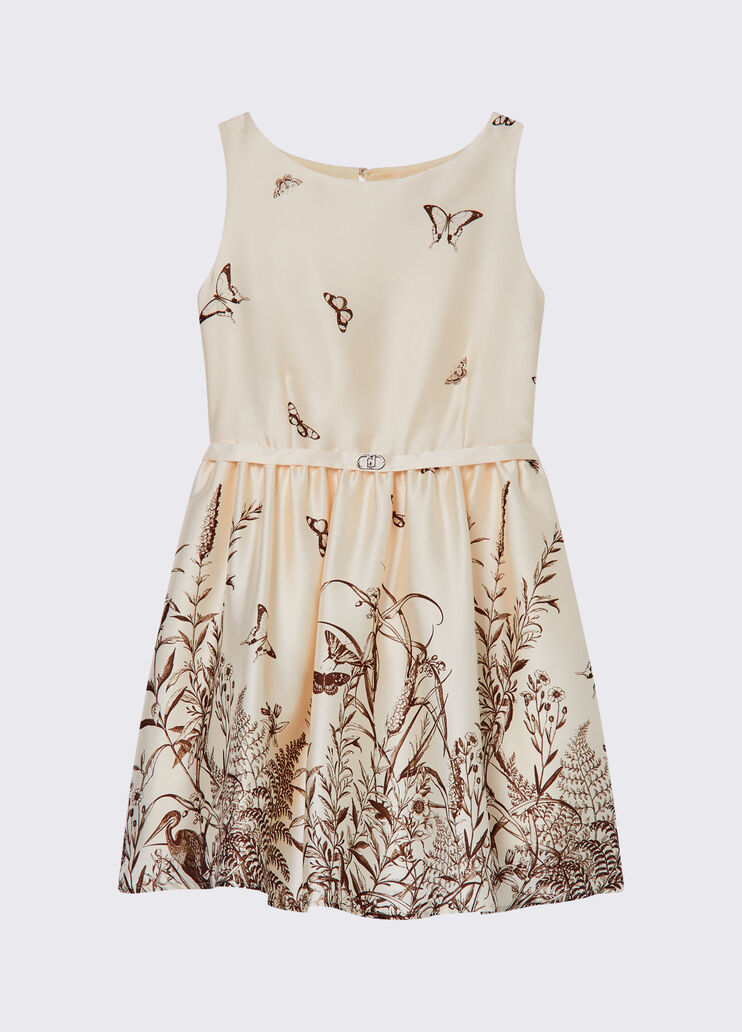 Short printed dress cream Liu Jo - medium