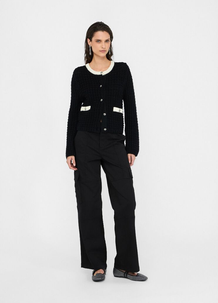 Women's cargo trousers black Liu Jo - medium Women's cargo trousers black Liu Jo - medium
