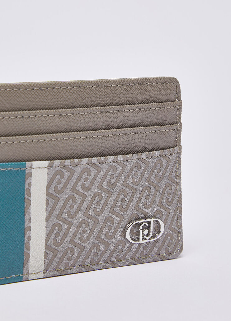 Monogramm-Kartenhalter Gr&uuml;n Liu Jo - medium