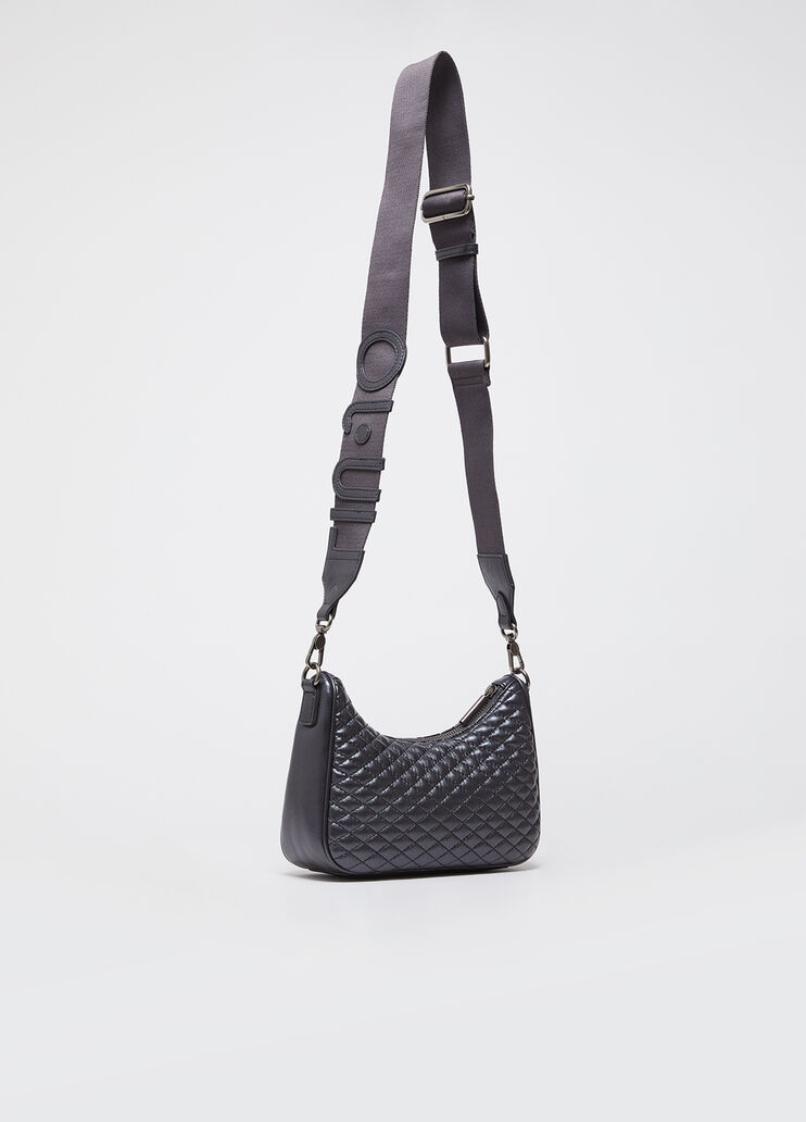 Sac hobo petit format glossy matelassé gris Liu Jo - large image number 3 Sac hobo petit format glossy matelassé gris Liu Jo - large image number 3