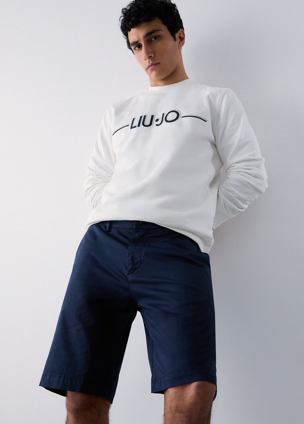 Slim fit Bermuda shorts dark blue Liu Jo - large image number 2