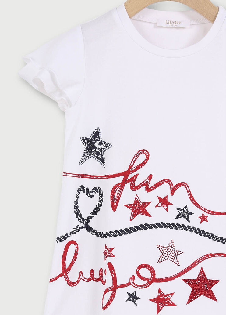 Girl’s outfit White/Red Liu Jo - large image number 2 Girl’s outfit White/Red Liu Jo - large image number 2