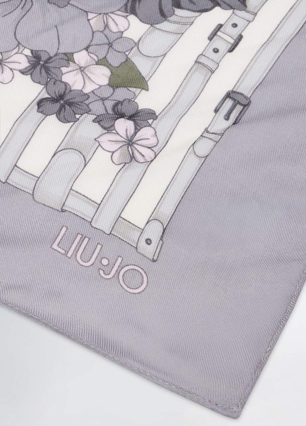 Floral scarf black Liu Jo - large image number 0