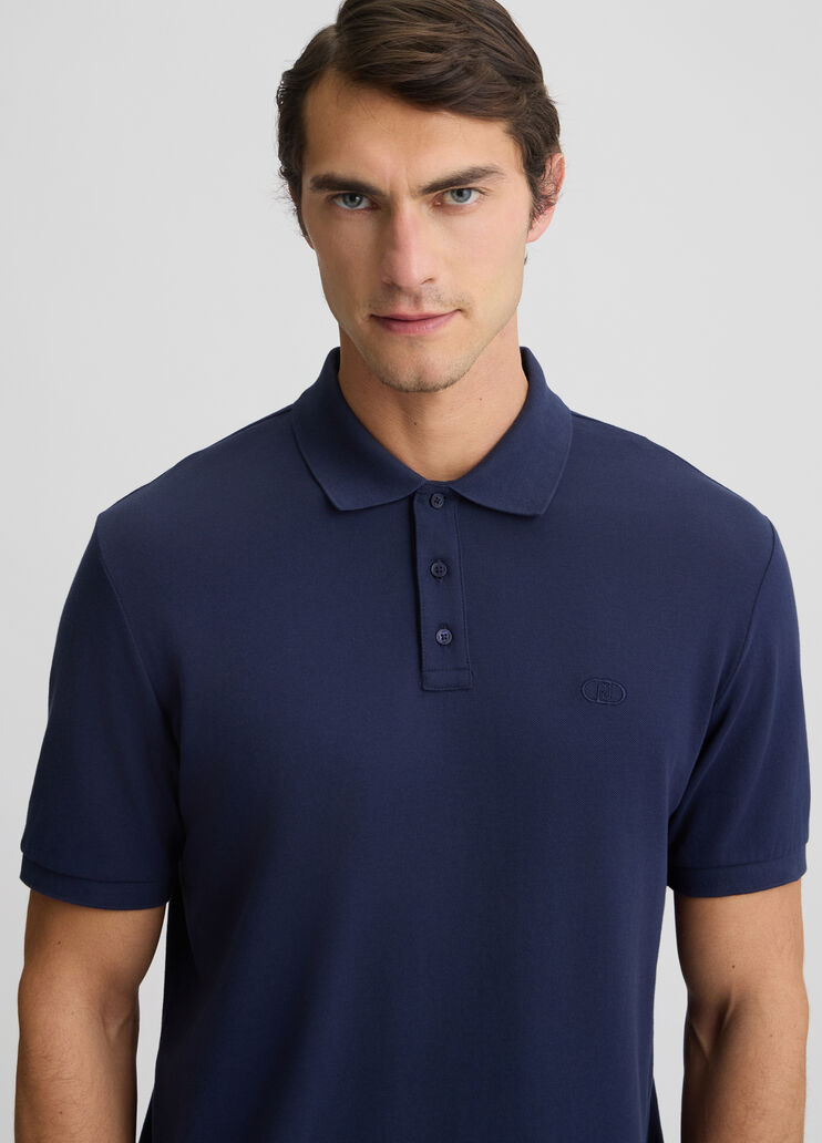 Blue pique polo shirt Blue Liu Jo - large image number 2 Blue pique polo shirt Blue Liu Jo - large image number 2