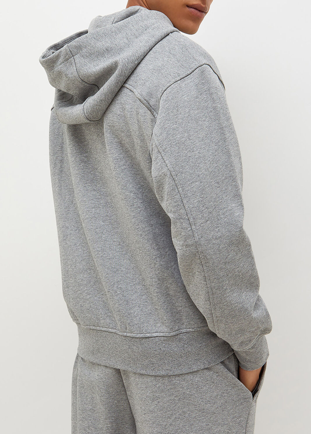 Sweat avec zip et capuche gris chin&eacute; Liu Jo - large image number 1