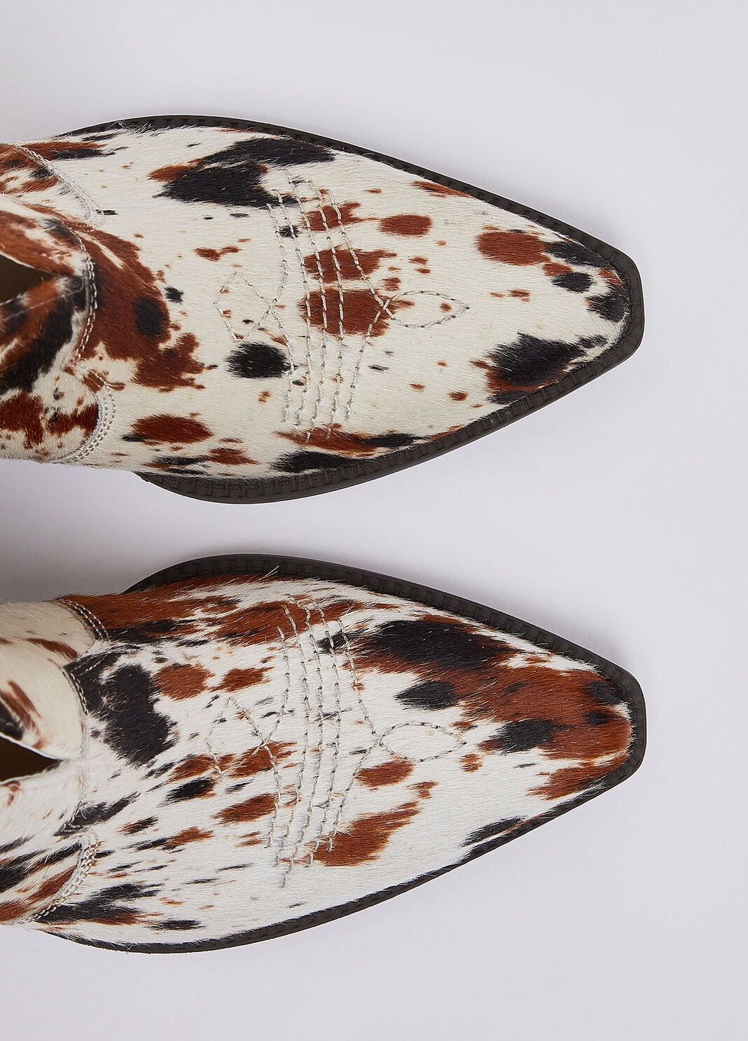 Cowhide Texan Ankle Boots animal print Liu Jo - large image number 4