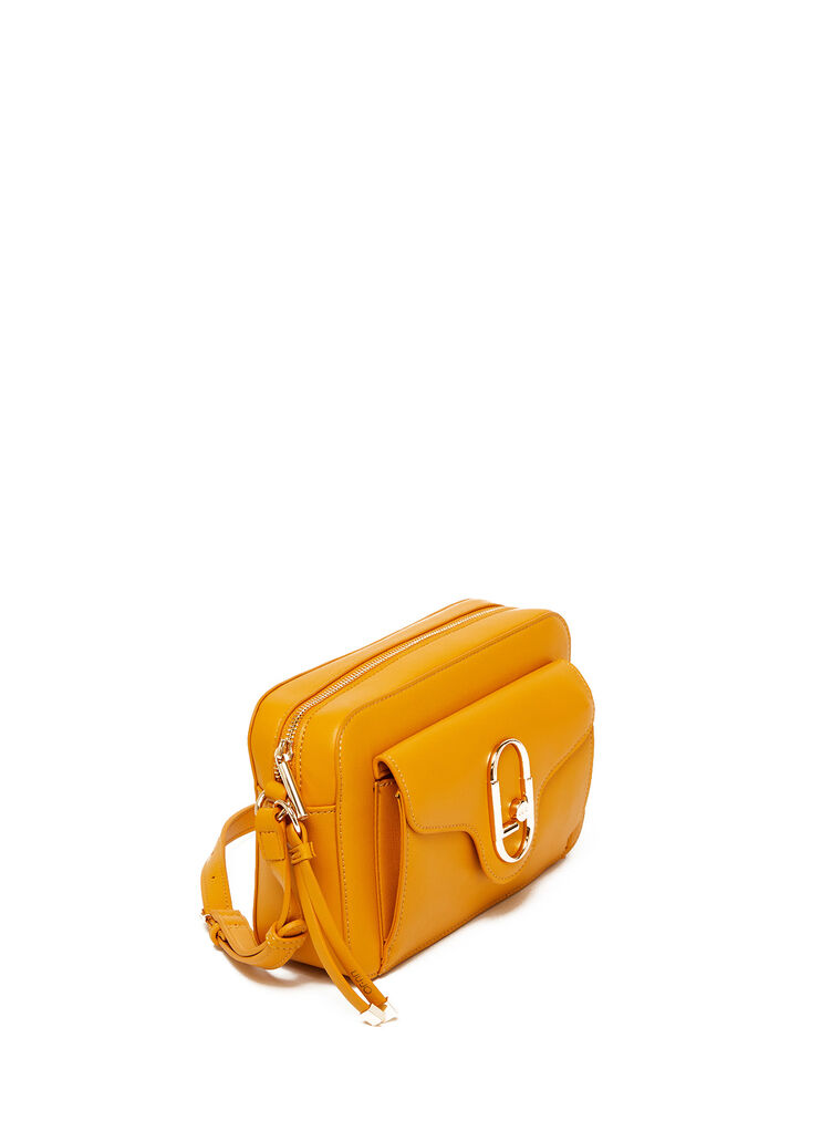Eco-friendly crossbody bag with charm yellow Liu Jo - large image number 1