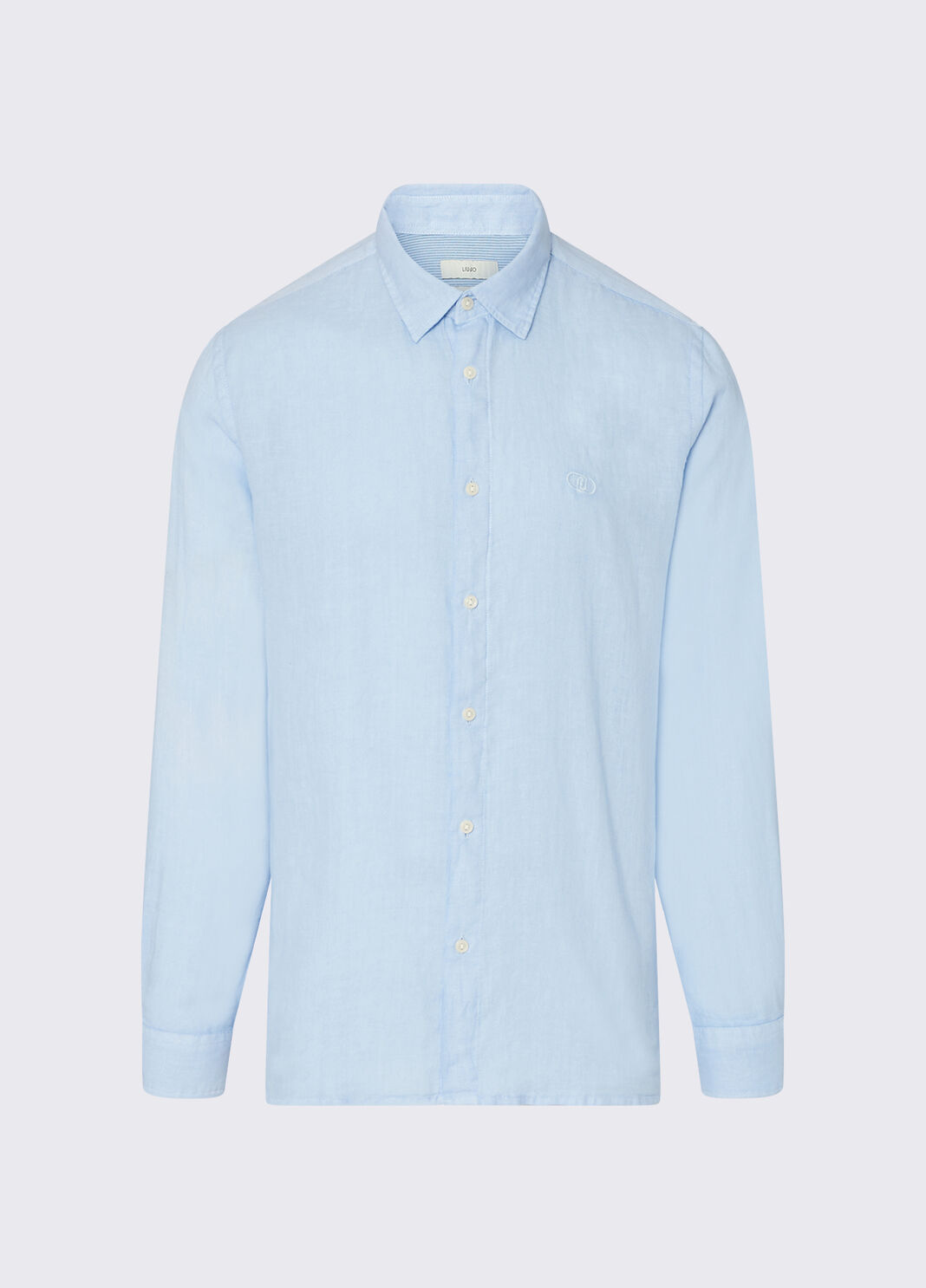 100% linen shirt light blue Liu Jo - large image number 6