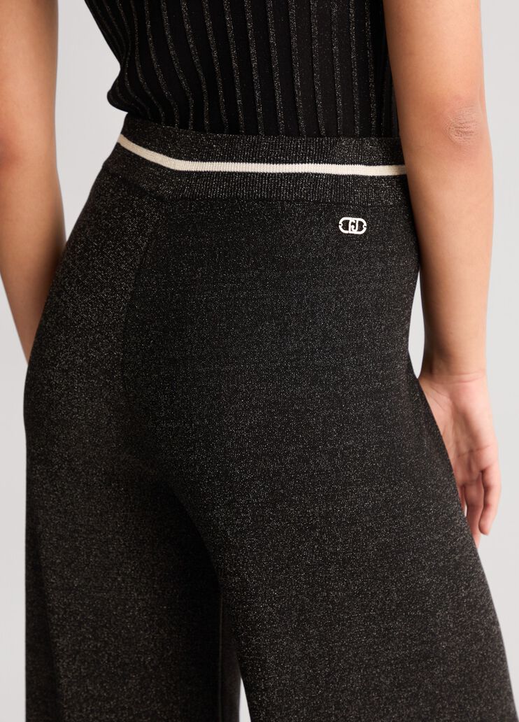 Long black trousers black and white Liu Jo - large image number 4 Long black trousers black and white Liu Jo - large image number 4