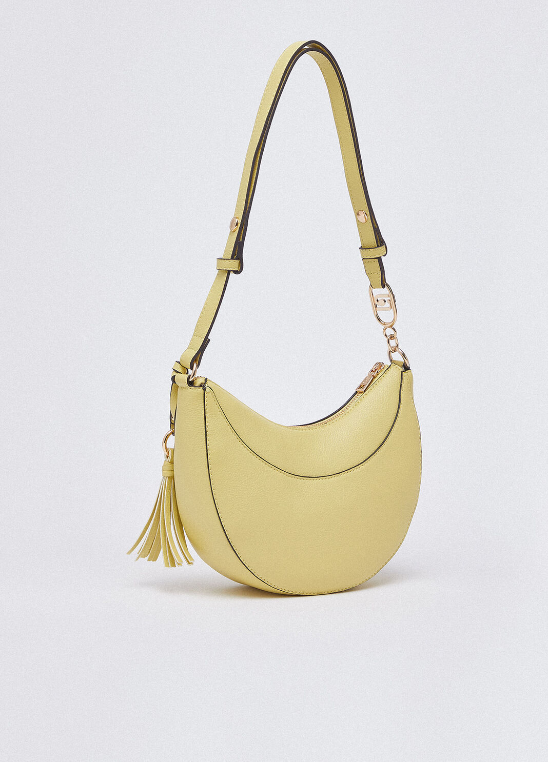 Sac hobo format moyen avec charm jaune Liu Jo - large image number 3