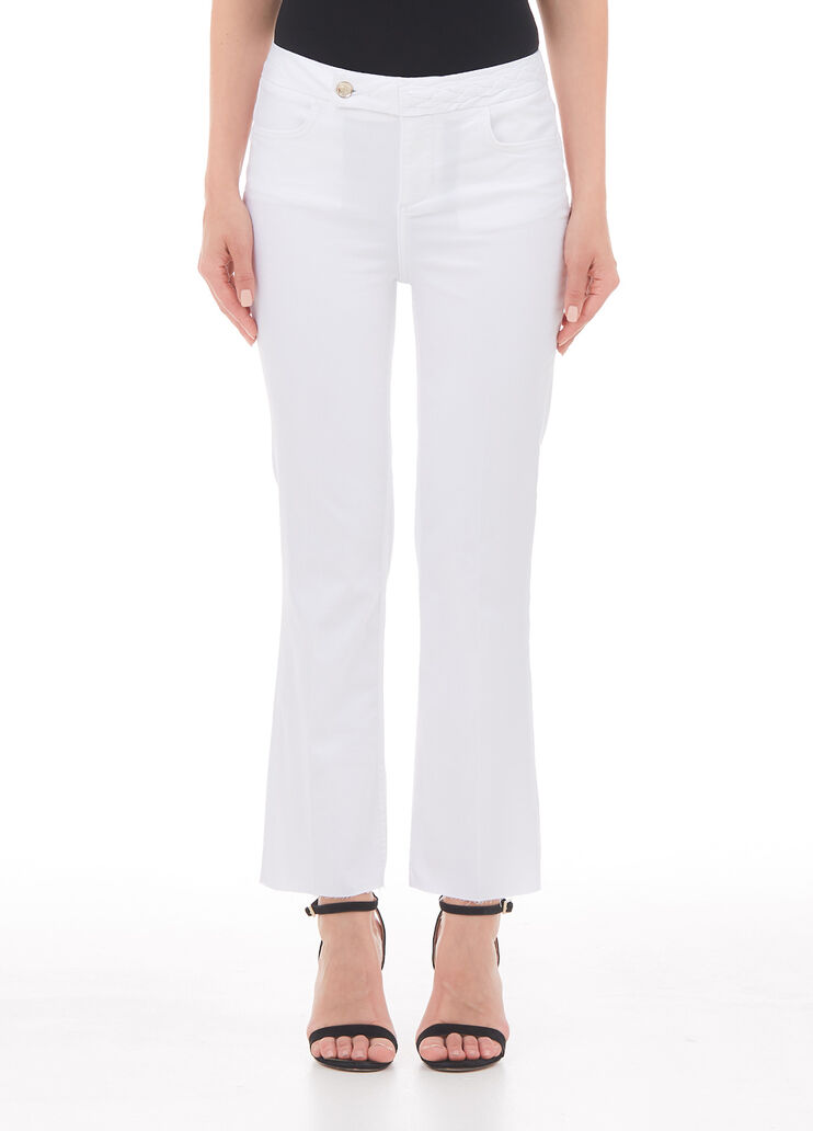 Flared trousers with buttons white Liu Jo - large image number 0