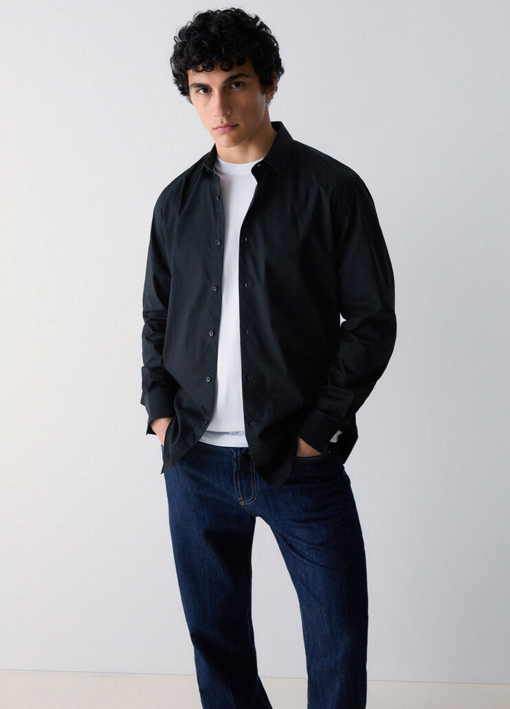 Slim-fit shirt black Liu Jo - medium