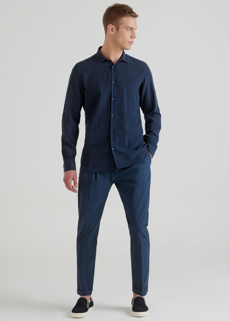 Camicia slim fit in lino  Liu Jo - large image number 2