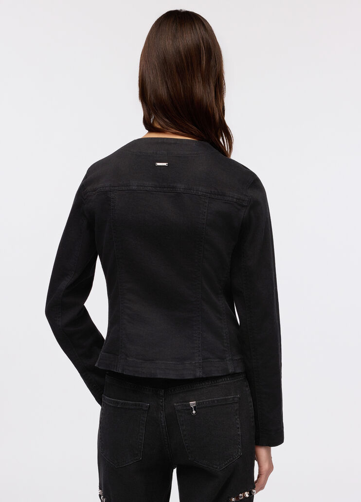 Jeansjacke Denim-Schwarz Liu Jo - large image number 1