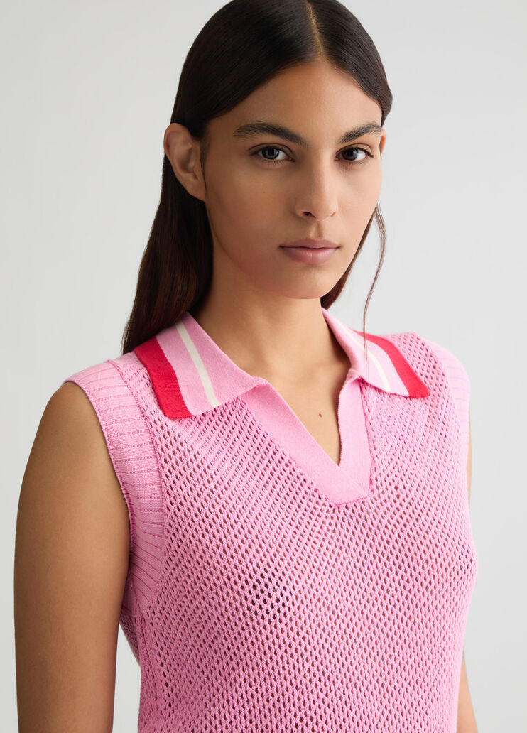 Knit top pink Liu Jo - large image number 2 Knit top pink Liu Jo - large image number 2