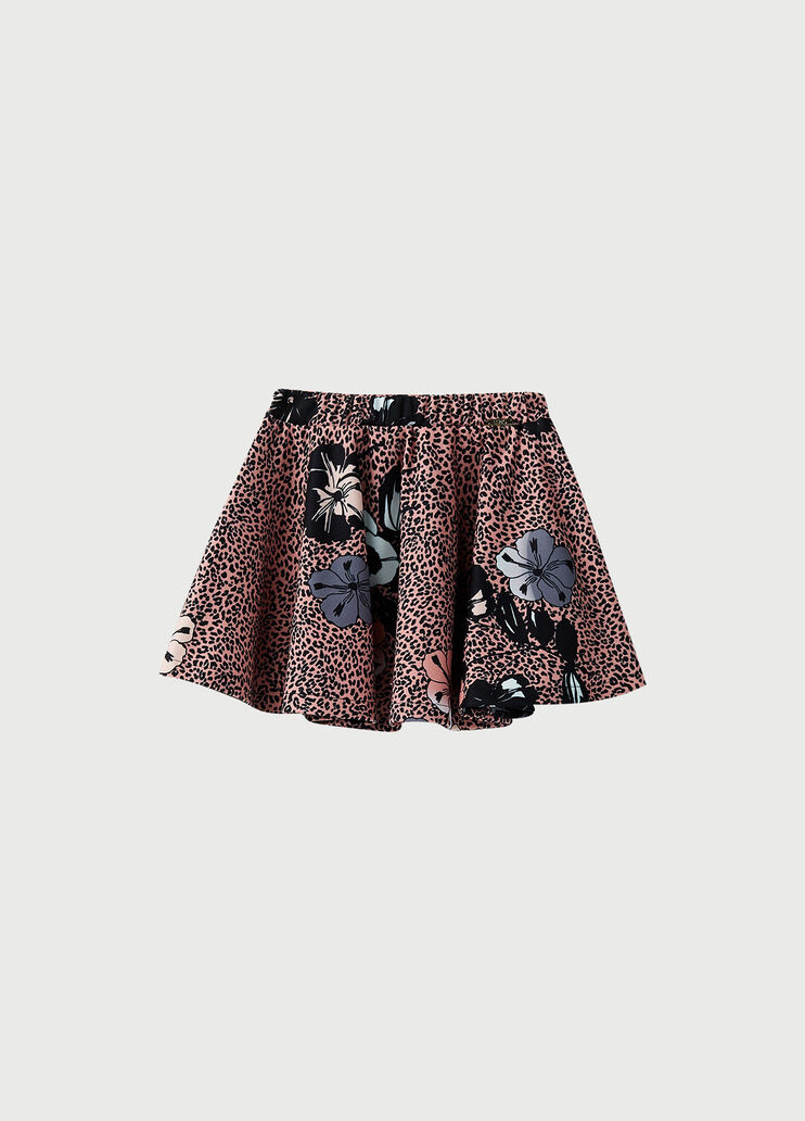 Midiskirt with print Dark pink/flowers Liu Jo - large image number 0 Midiskirt with print Dark pink/flowers Liu Jo - large image number 0