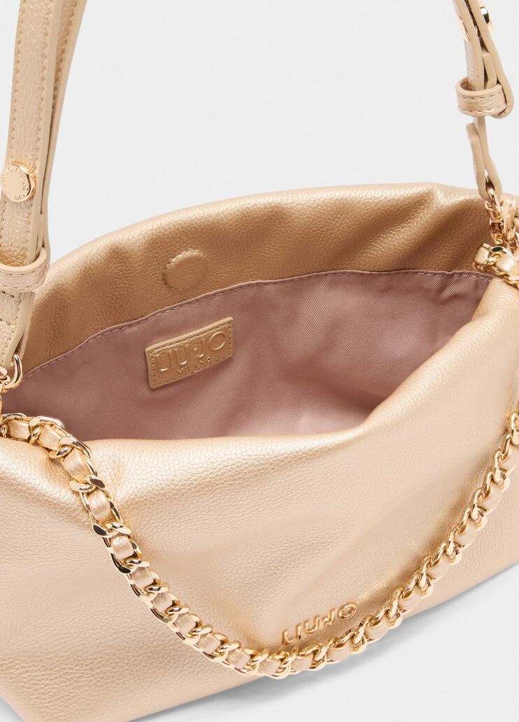 Small bag with chain light gold Liu Jo - large image number 6