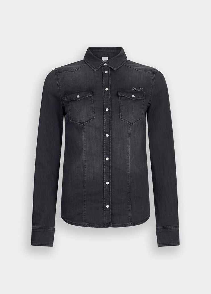 Jeanshemd Denim-Schwarz Liu Jo - large image number 6