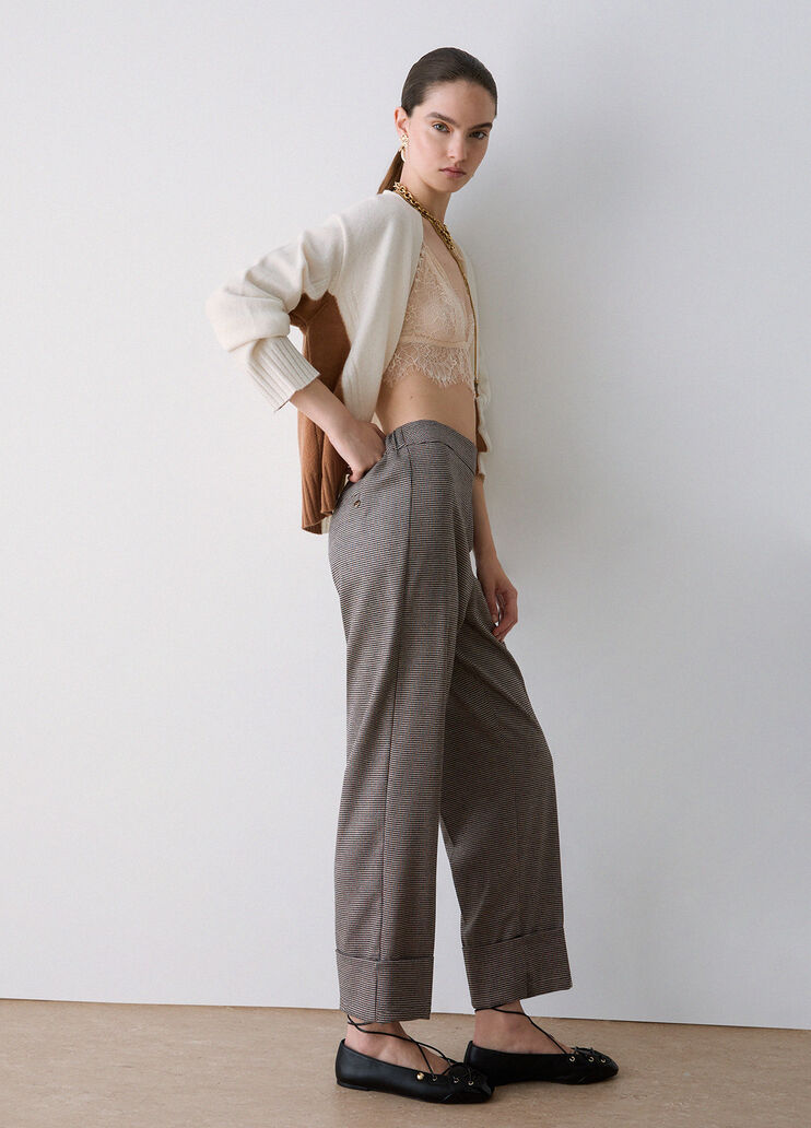 Houndstooth Trousers houndstooth Liu Jo - medium