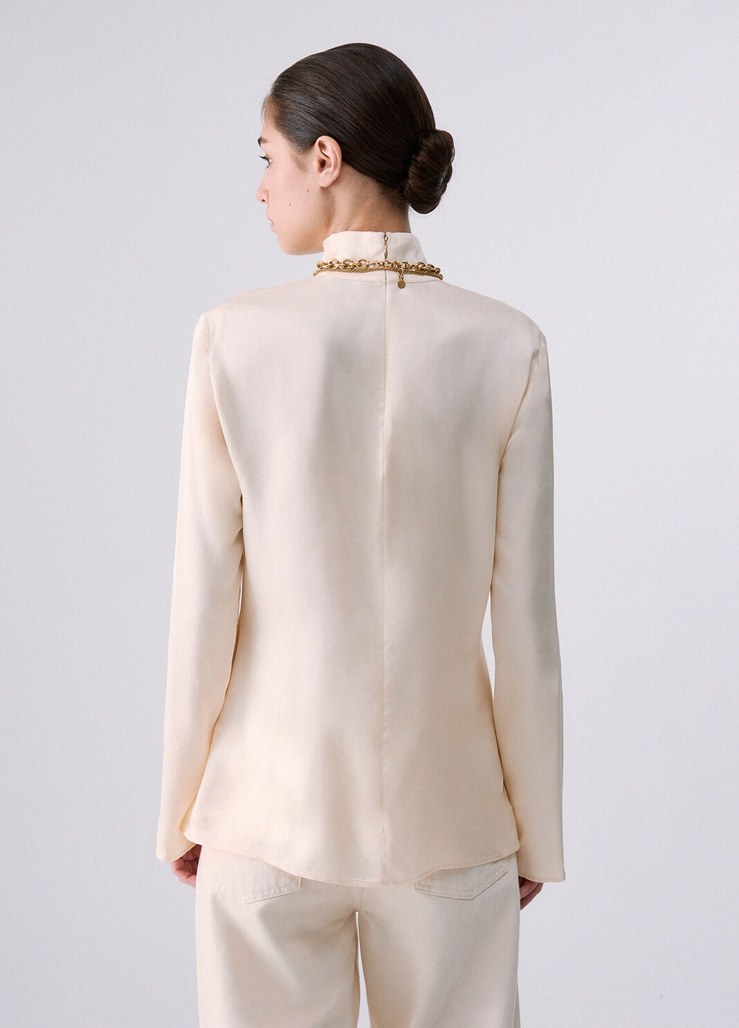 Satin Blouse cream Liu Jo - large image number 1