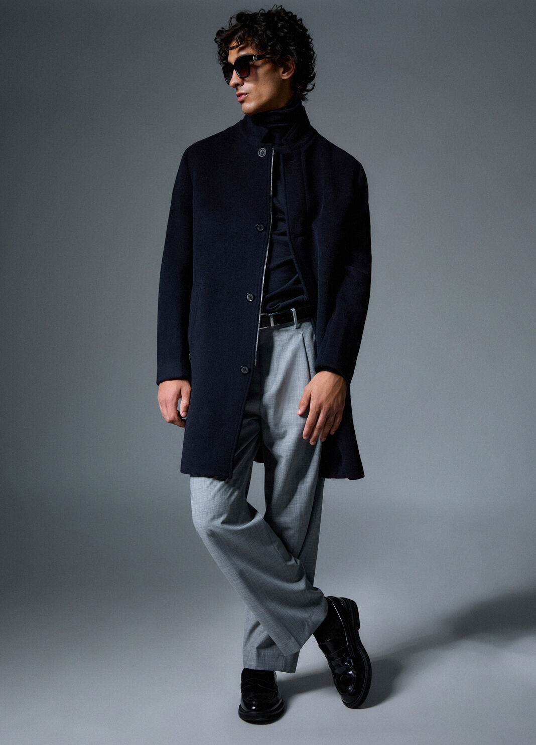 Wool Blend Chino Pants grey m&eacute;lange Liu Jo - large image number 3