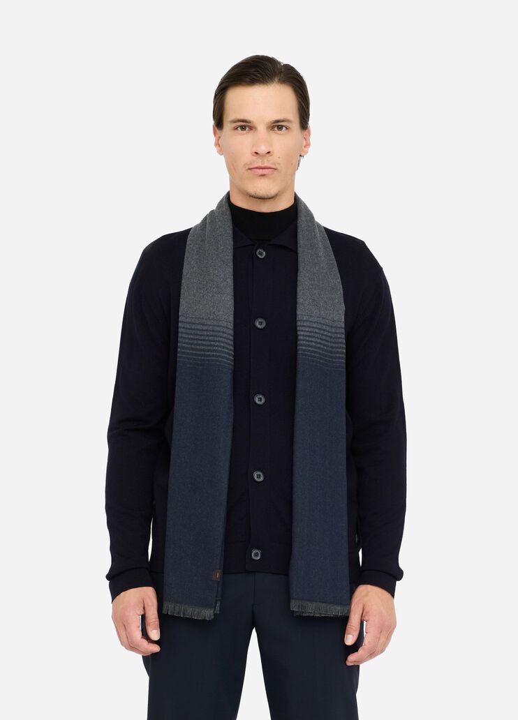 Gestreifte Strickstola Dunkelblau Liu Jo - medium Gestreifte Strickstola Dunkelblau Liu Jo - medium