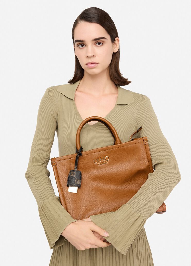 Medium tote bag gingerbread Liu Jo - medium Medium tote bag gingerbread Liu Jo - medium