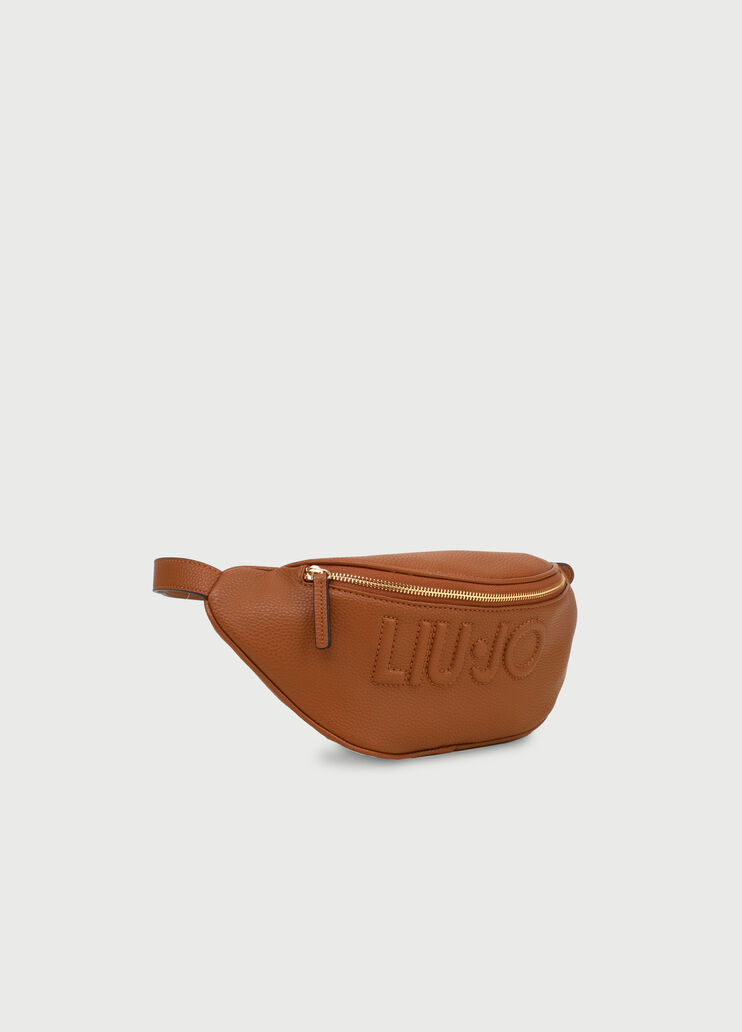 Pouch bag with logo Brown Liu Jo - large image number 1 Pouch bag with logo Brown Liu Jo - large image number 1