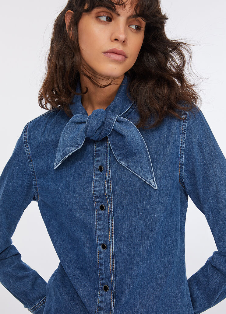 Denim shirt blue denim Liu Jo - large image number 2 Denim shirt blue denim Liu Jo - large image number 2