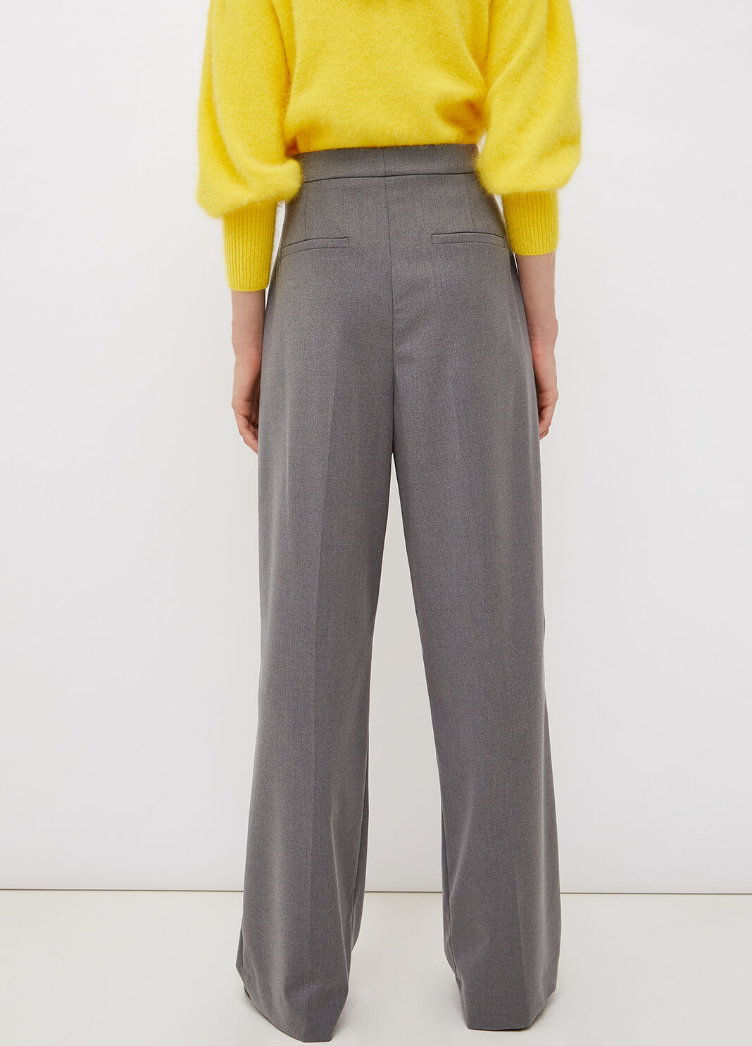 Trousers with asymmetrical cut grey Liu Jo - large image number 1