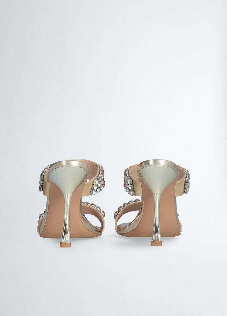 Jewel sandals with heel gold-colour Liu Jo - large image number 5 Jewel sandals with heel gold-colour Liu Jo - large image number 5