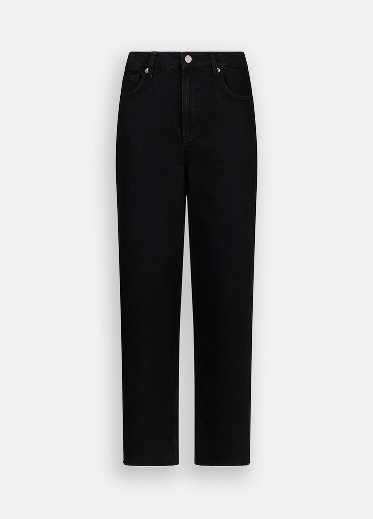 Low-rise wide-leg jeans black denim Liu Jo - large image number 6