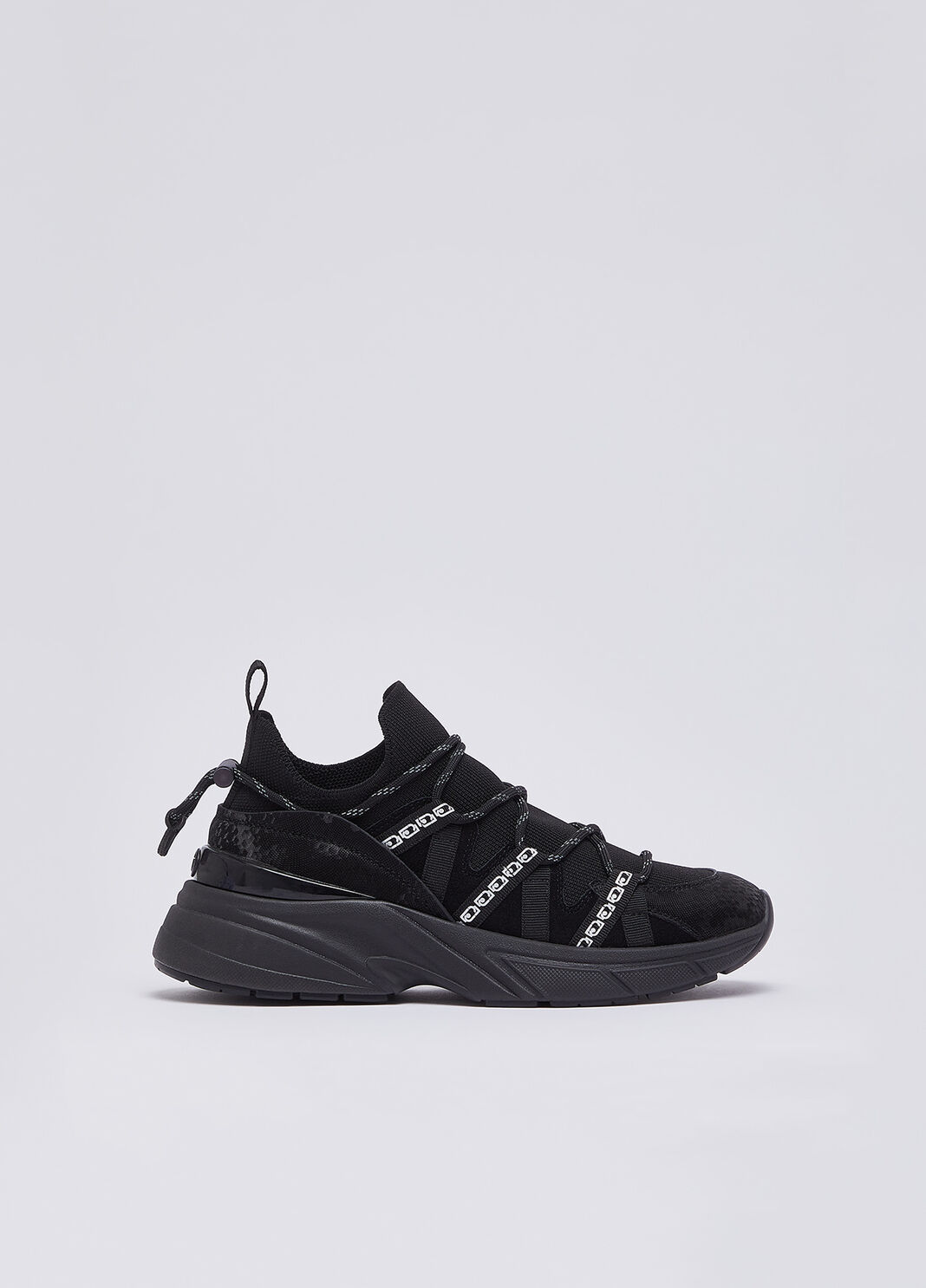 Python print sock-sneakers black Liu Jo - large image number 0