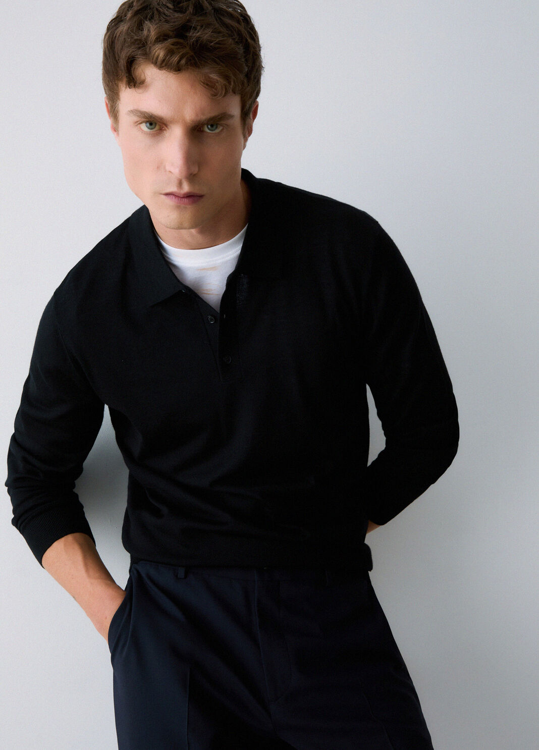 Merino Wool Polo black Liu Jo - large image number 2