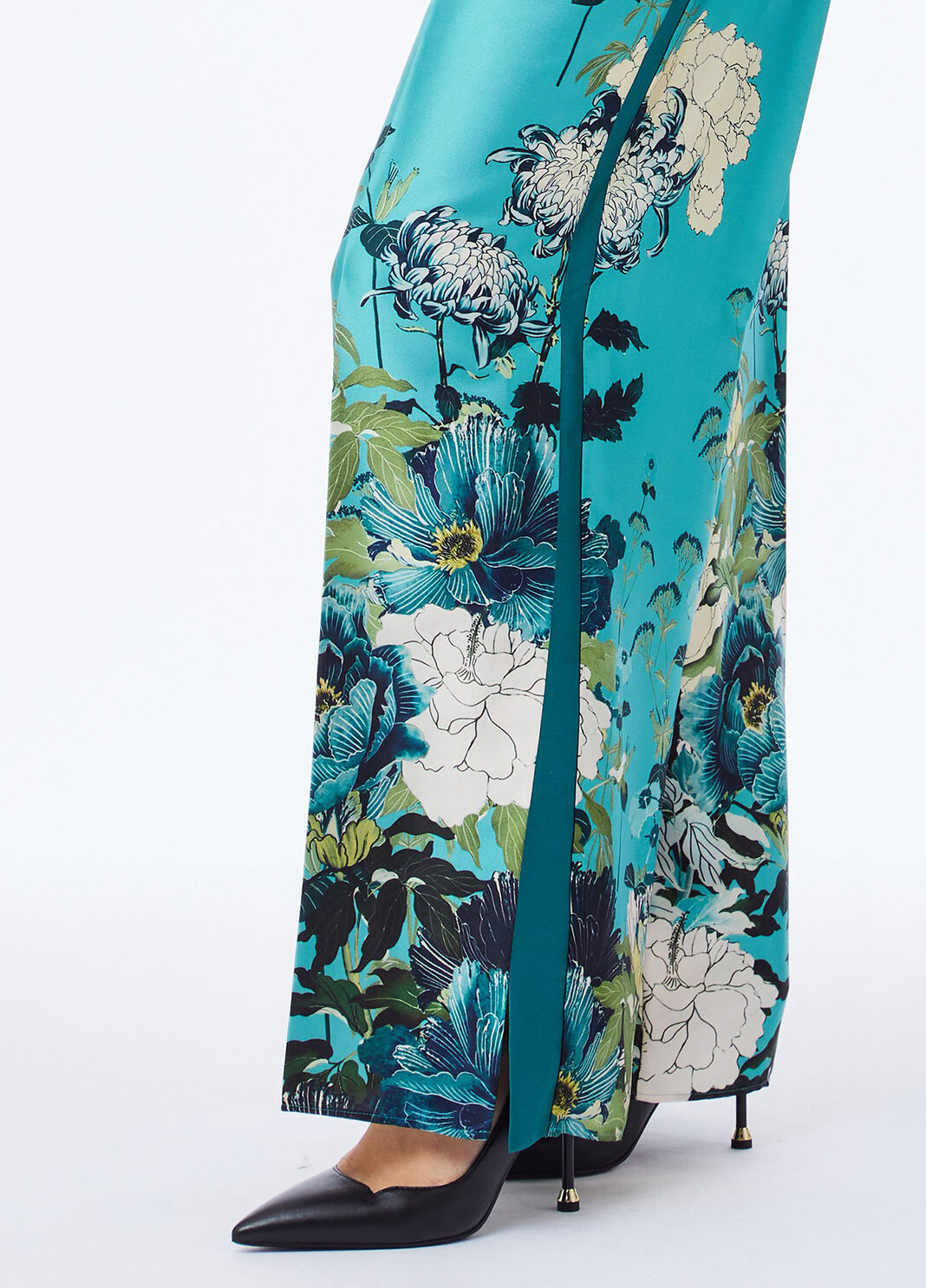 Pantaloni in twill stampato azzurro Liu Jo - large image number 2