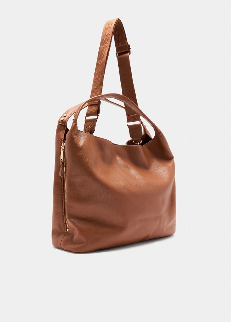 Borsa hobo grande con tracolla pan di zenzero Liu Jo - medium