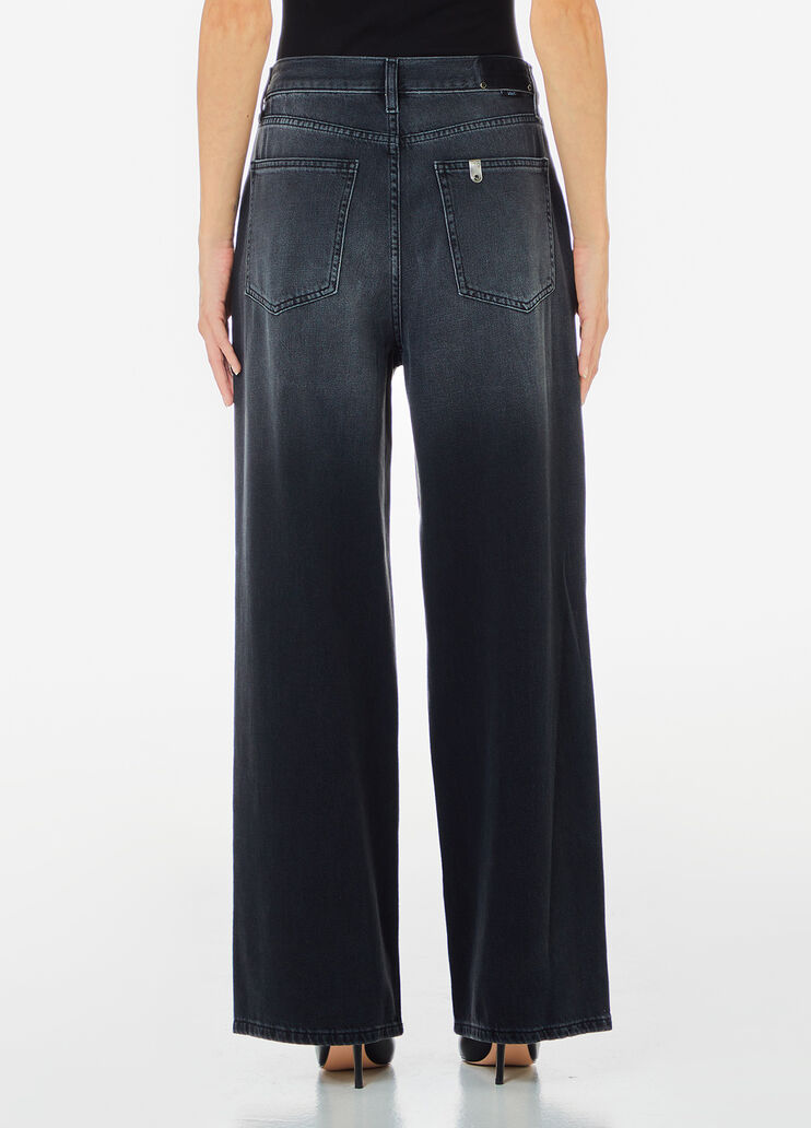 Flared cotton jeans black Liu Jo - large image number 1 Flared cotton jeans black Liu Jo - large image number 1