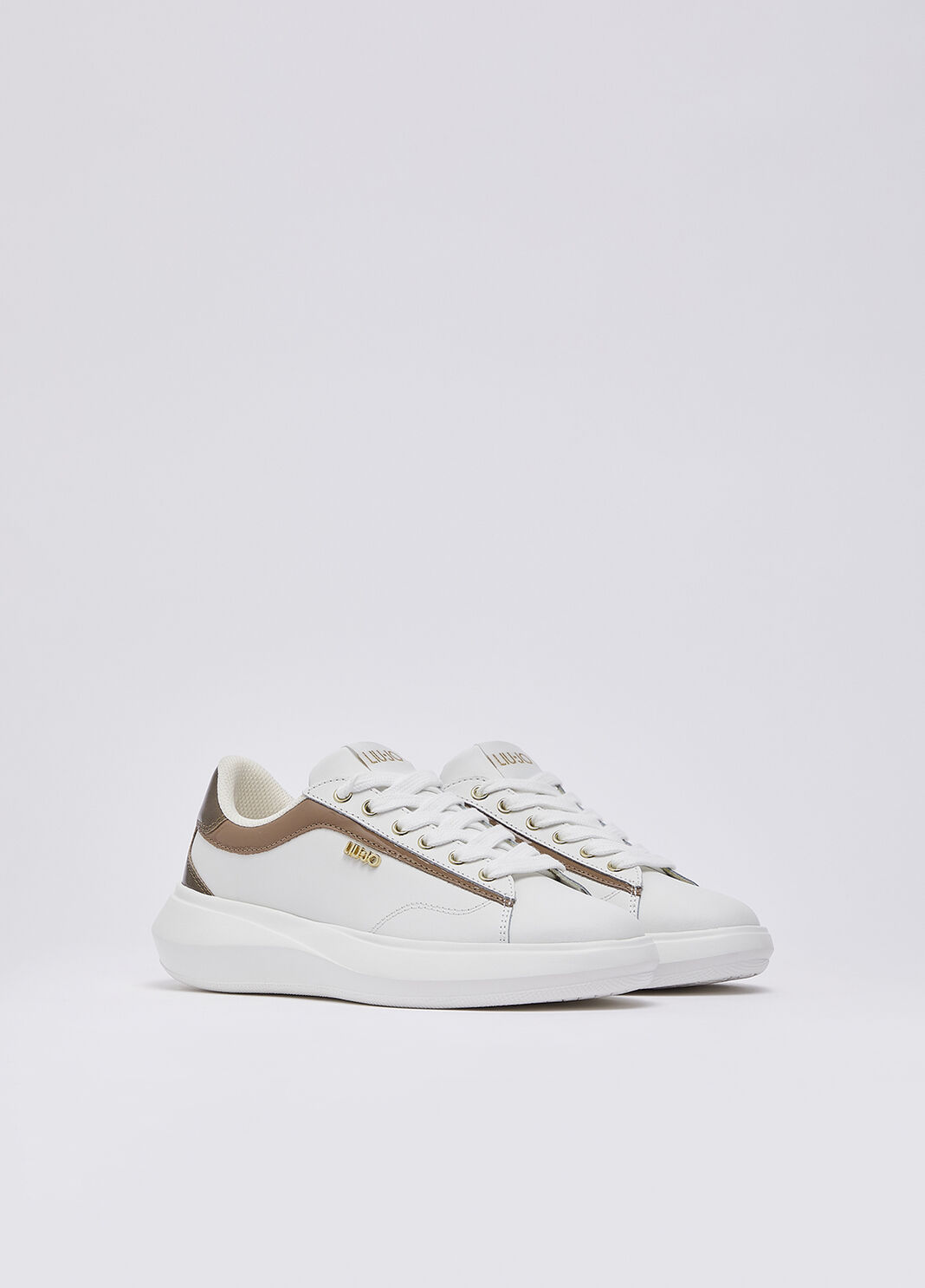 Leather sneakers white/Havana Liu Jo - large image number 1