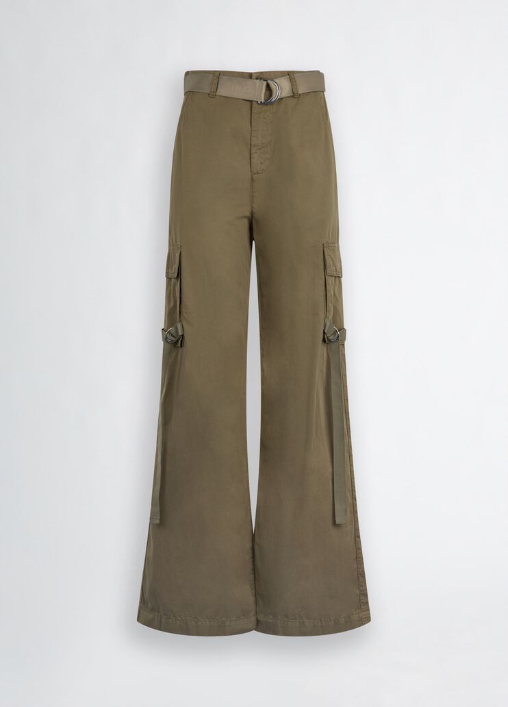 Cargo trousers green Liu Jo - large image number 6