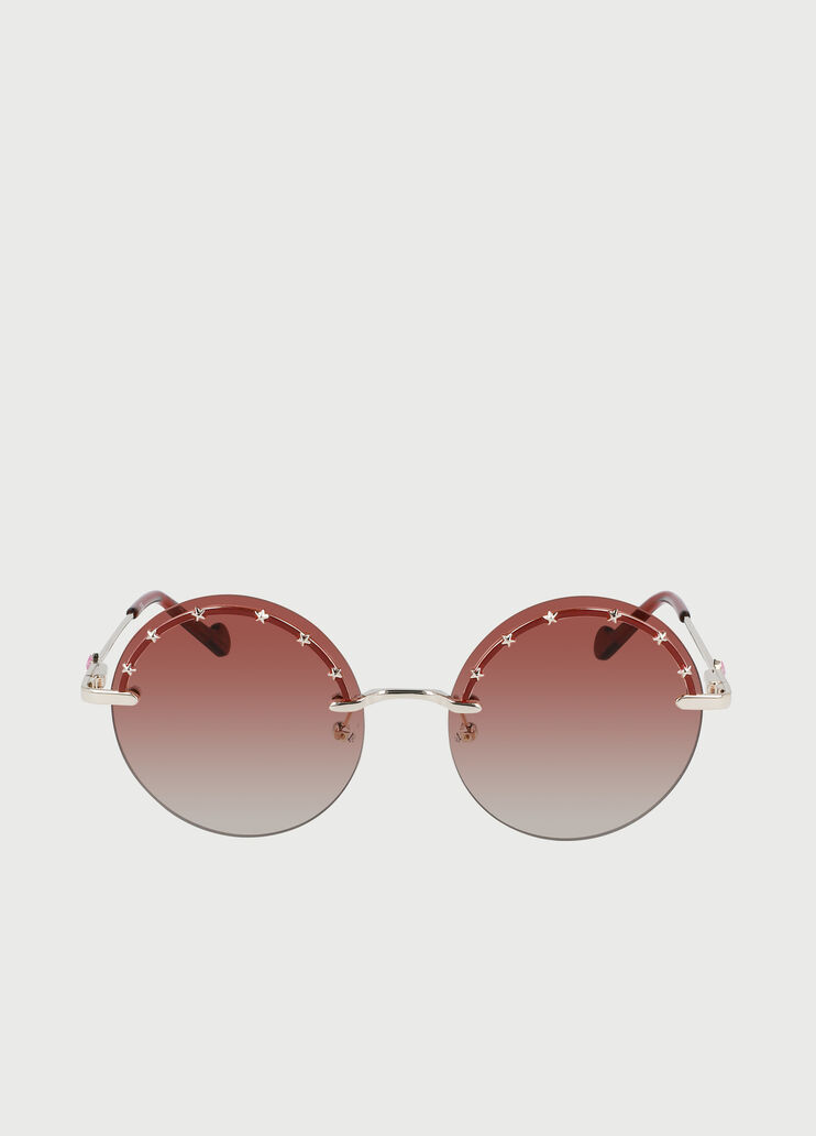Occhiali da sole con stelle Oro Liu Jo - large image number 0