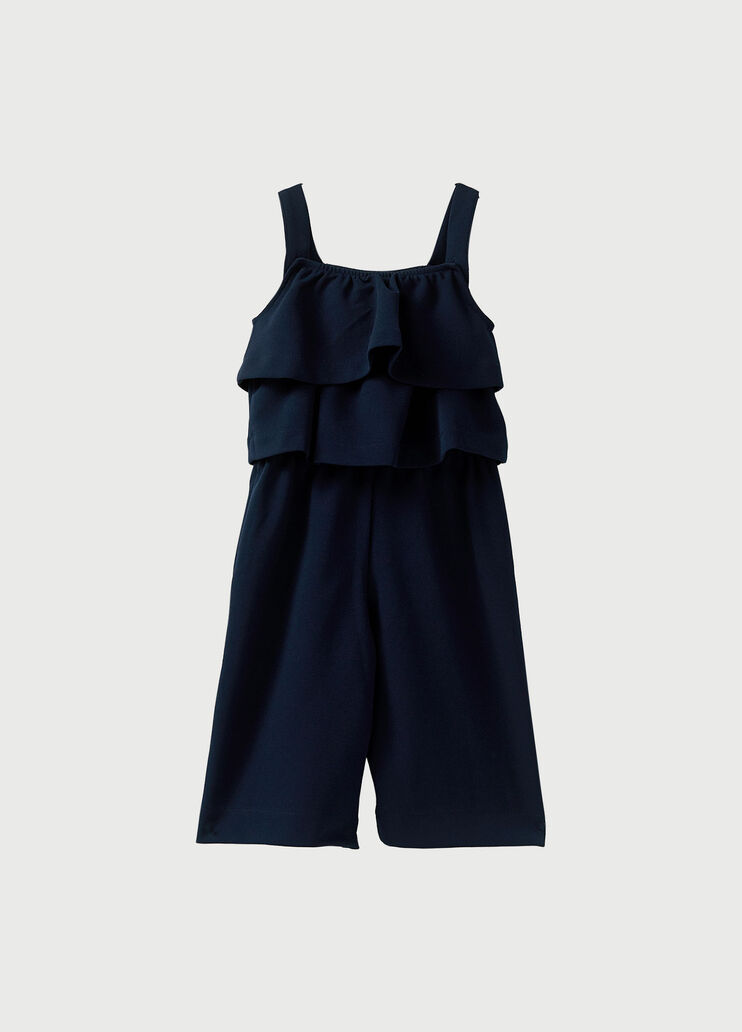 Jumpsuit with flounces and buttons Dark Blue Liu Jo - large image number 1