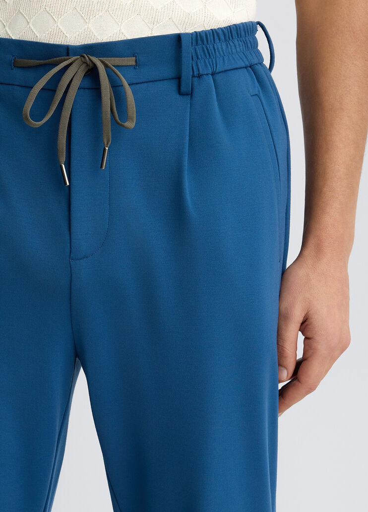 Blue trousers with darts blue Liu Jo - large image number 4 Blue trousers with darts blue Liu Jo - large image number 4