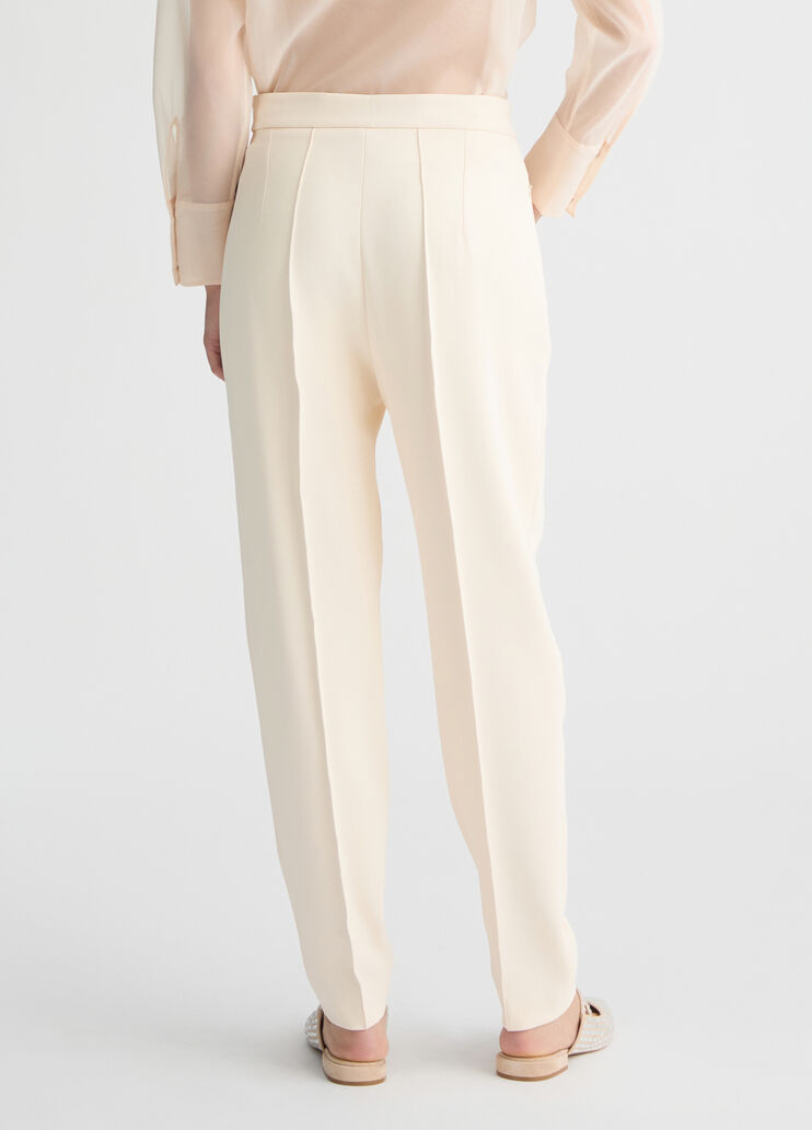 Cream cigarette trousers champagne Liu Jo - large image number 1 Cream cigarette trousers champagne Liu Jo - large image number 1