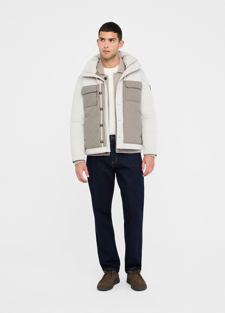 Padded jacket with hood grey Liu Jo - medium Padded jacket with hood grey Liu Jo - medium