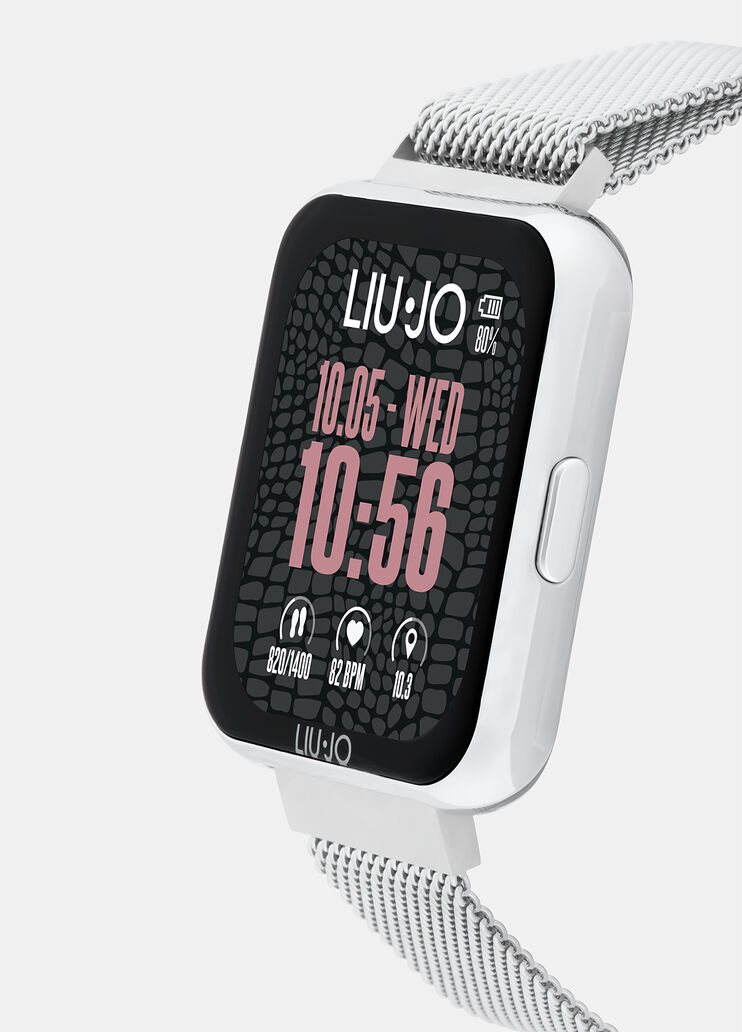 Smartwatch with steel strap silver Liu Jo - medium Smartwatch with steel strap silver Liu Jo - medium