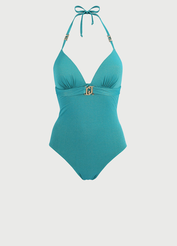 One Piece Swimsuit In Lurex