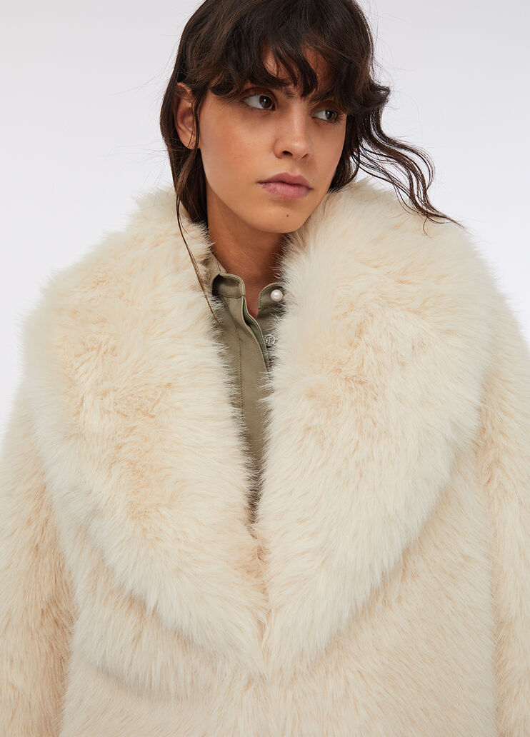 Abrigo de pelo sintético leche Liu Jo - large image number 2