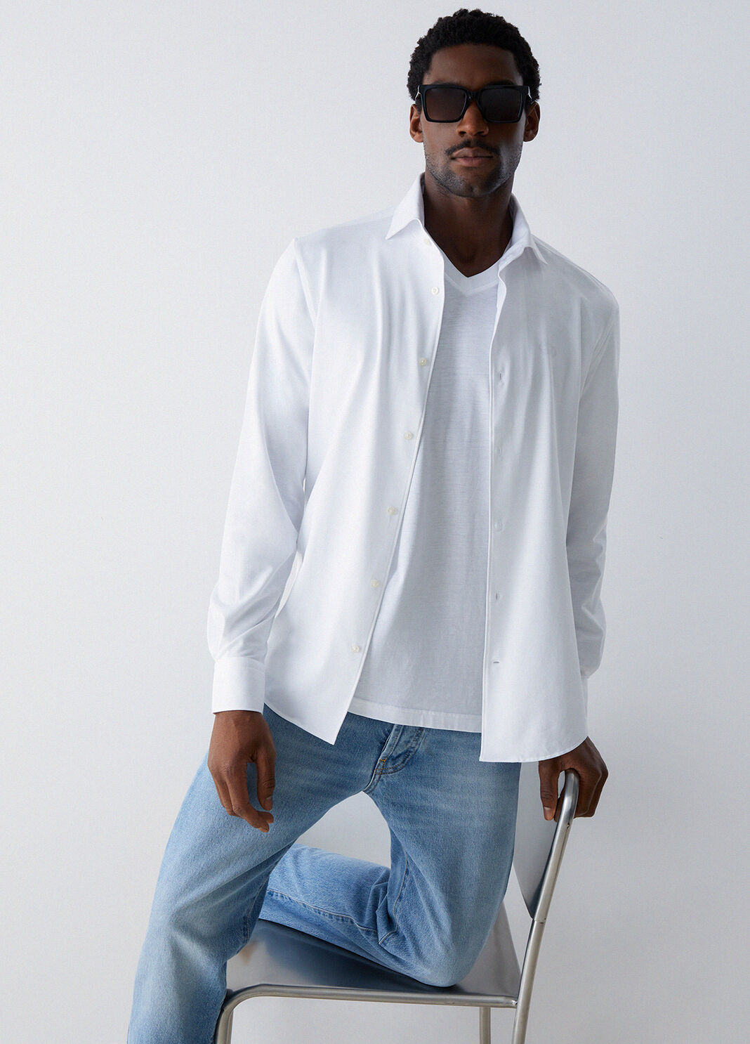 Camicia in popeline bianco Liu Jo - large image number 2