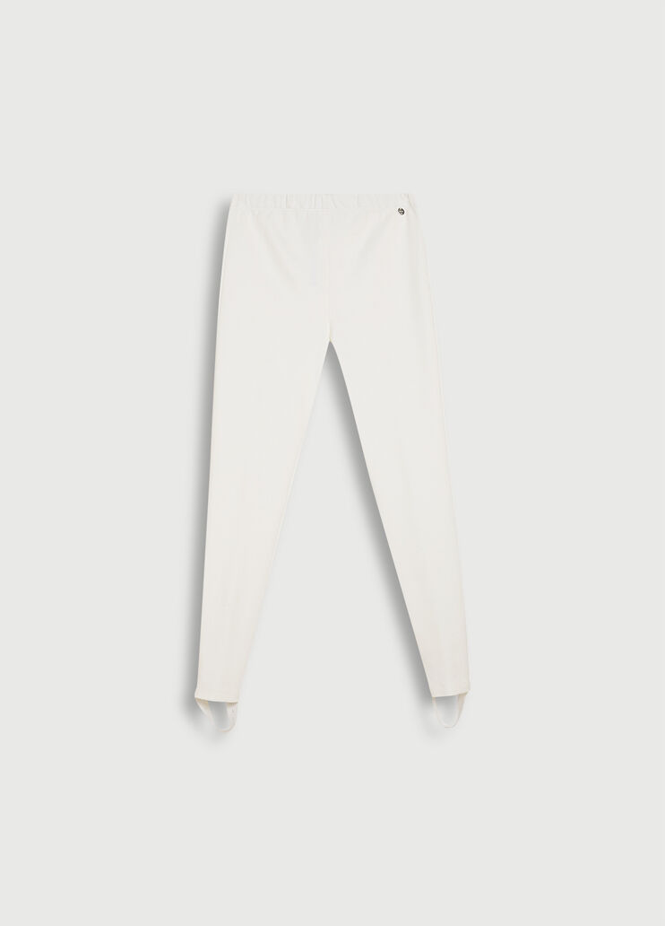 Skinny trousers with spats white Liu Jo - large image number 4 Skinny trousers with spats white Liu Jo - large image number 4